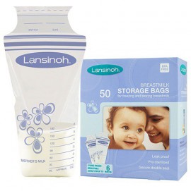 Пакети для зберігання і заморожування грудного молока (50 шт., з поліетилену)