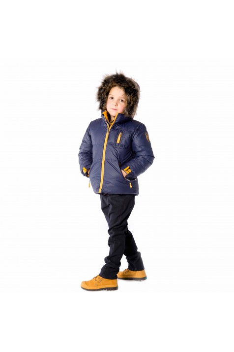 Зимняя куртка для мальчика Deux par deux, арт. P520/481