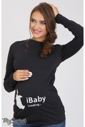 Пуловер на змейках для беременных и кормящих, 