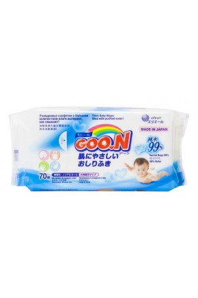 Влажные салфетки для новорожденных Goo.N для чувствительной кожи 70шт