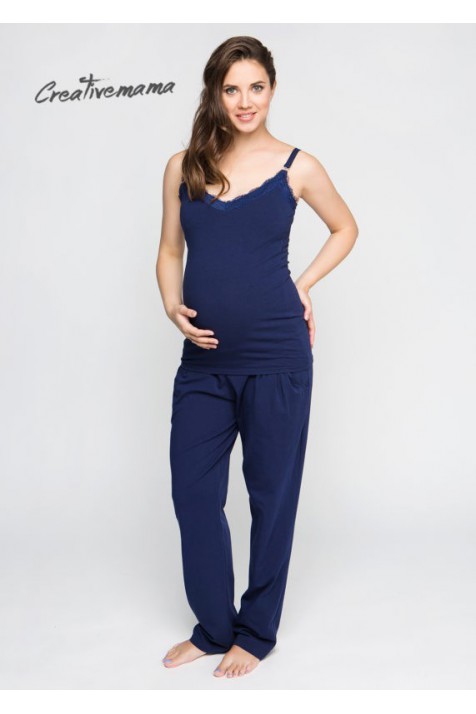 Пижама для беременных и кормления Creative Mama Femine