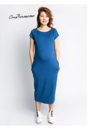 Платье для беременных и кормящих Creative Mama In love