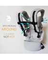 Эрго рюкзак Nash sling - Around 360 Сильвер Not Hot