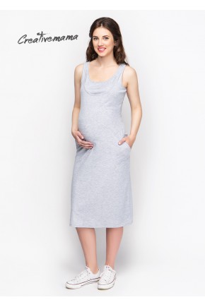 Платье-майка для беременных и кормящих Creative Mama Pearl