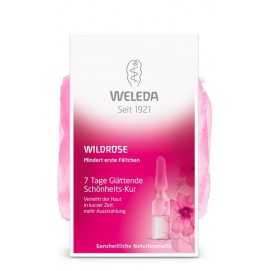 Розовый разглаживающий концентрат для лица Weleda 7x0,8 мл