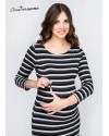 Платье для беременных и кормящих Creative Mama Stripe
