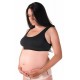 Бесшовный топ для беременных Mamma Lux арт. 511 черный