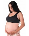 Бесшовный топ для беременных Mamma Lux арт. 511 черный