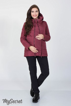Демисезонная стеганная куртка для беременных Юла Мама OW-18.011