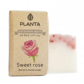 Мыло Planta Sweet rose с маслом Ши