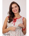 Блуза с гипююром для беременных и кормящих (неж.-роз.)