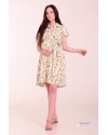 Платье для беременных и кормящих White Rabbit Жасмин Мини желтые цветы