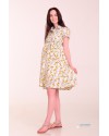 Платье для беременных и кормящих White Rabbit Жасмин Мини желтые цветы