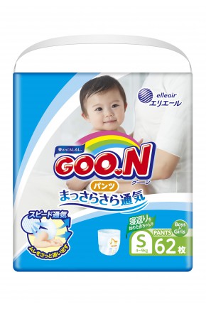Подгузники для детей Goo.N унисекс 4-9 кг 62 шт