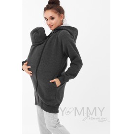 Слинготолстовка для вагітних і годуючих Y@mmy Mammy 812.2.2 темно-сірий меланж