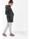 Слинготолстовка для беременных и кормящих Y@mmy Mammy 812.2.2 темно-серый меланж
