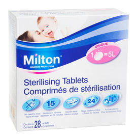 Стерилізаційні таблетки Мілтон упаковка