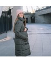 Зимняя слингокуртка 3в1 для беременных и слингоношения Love & Carry олива