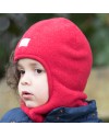 Шапка-шлем детская Pickapooh красный меланж