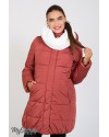 Зимняя куртка для беременных Юла Mama Jena OW-46.092 пыльный кедр