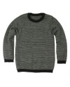 Базовый меланжевый свитер Disana, 100% шерсть мериноса