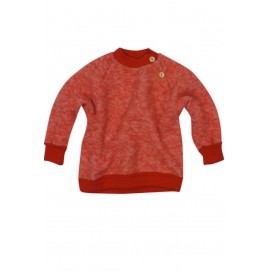 Флісовий светр Cosilana на гудзиках арт. 46931 червоний