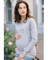 Свитшот для беременных и кормящих Love&Carry Серый