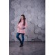 Демисезонная куртка для беременных и слингоношения Lullababe розовая
