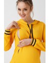 Платье для беременных и кормящих Dianora желтое