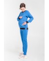 Спортивный костюм для беременных и кормящих White Rabbit Ocean голубой