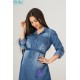Платье для беременных To Be синий варка