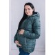 Демісезонна куртка для вагітних Lullababe прованс оливка