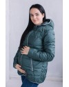 Демісезонна куртка для вагітних Lullababe прованс оливка