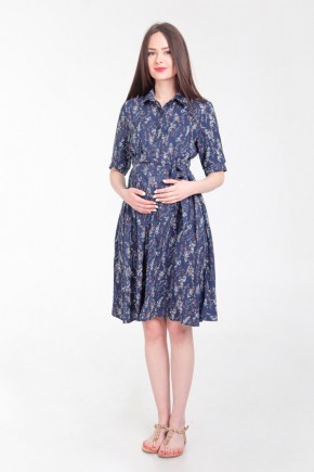 Платье для беременных и кормящих White Rabbit Penny темно-синий