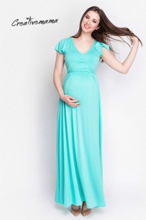 Платье для беременных и кормящих  Creative Mama Mint