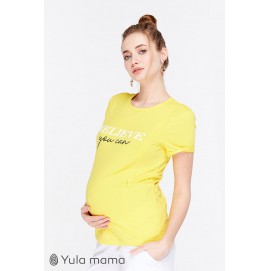 Футболка для вагітних і годуючих Дзига Юла Mama Donna NR-29.071