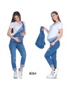 Комбінезон для вагітних To Be синій джинс