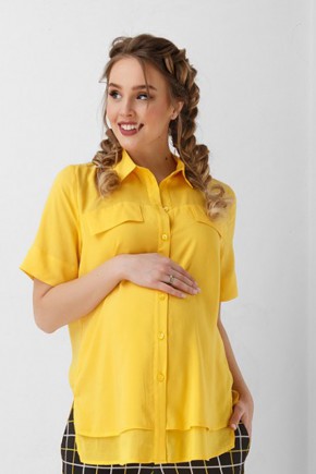 Блузка для беременных Dianora желтая