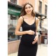 Платье для беременных и кормящих Creative Mama Bodycon Dress Nero