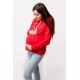 Свитшот для беременных и кормящих Modnamama Dortmund красный