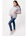 Свитшот для беременных и кормящих Modnamama Dortmund серый