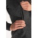 Вязаный теплый костюм для беременных и кормящих Lullababe темно-серый