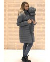 Зимняя слингокуртка 3 в 1 для беременных Lullababe Dresden серый