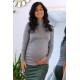 Джемпер для беременных и кормящих To be 4192050 серый