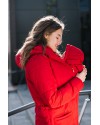 Зимняя слингокуртка 3в1 для беременных и слингоношения Love & Carry краснвя