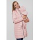 Зимняя слингокуртка 3 в 1 для беременных Lullababe Dresden розовый