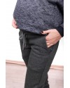 Ееплі Спортивні штани  для вагітних Base Lullababe сірий меланж