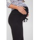 Утепленные спортивные штаны для беременных Base Lullababe черные