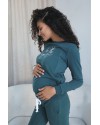 Спортивні штани для вагітних To be 4156 сині
