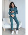 Спортивный костюм для беременных и кормящих To be 4205114-53 зеленый